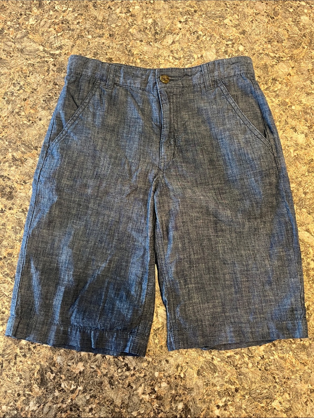 Boys jean style dress shorts.